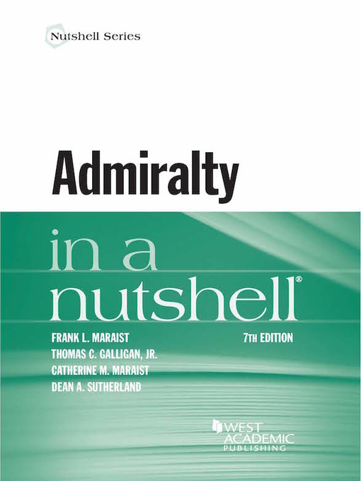 Title details for Admiralty in a Nutshell by Frank Maraist - Available